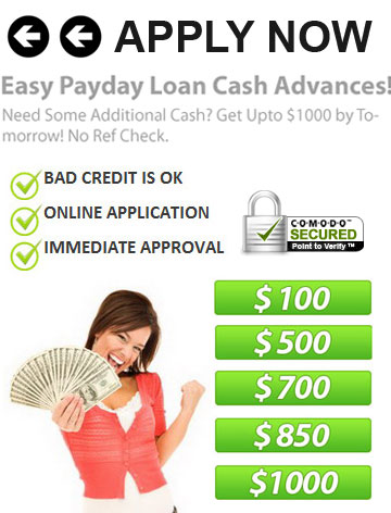 cash advance loans without credit check