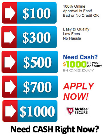 salaryday financial loans 24/7 hardly any credit check needed