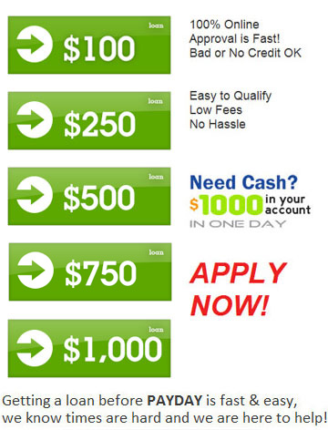 pay day personal loans free of banking account